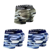 Camouflage Mesh Boxer Shorts with Cushion image 25