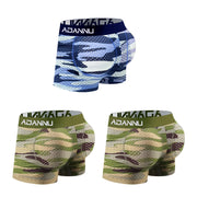 Camouflage Mesh Boxer Shorts with Cushion image 29
