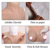 Super Thin Silicone Breast Forms Tits image 1