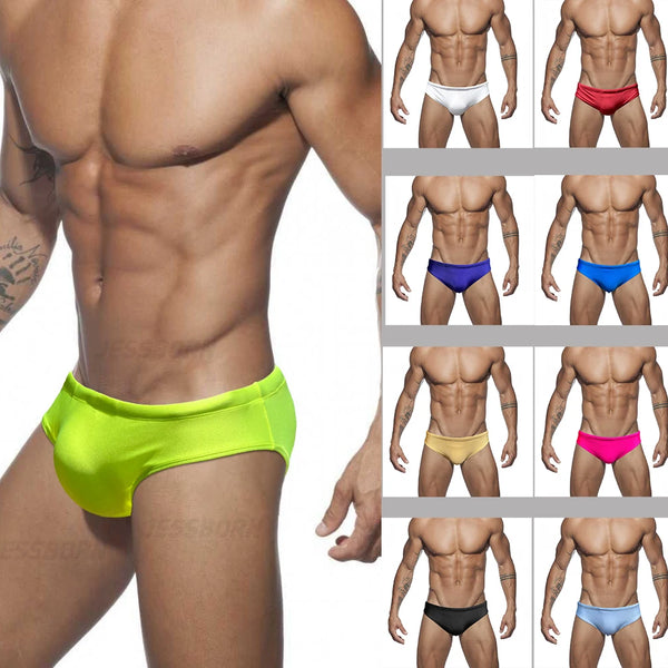 Shiny Triangle Swim Trunks
