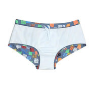 Vibrant Lozenge Print Swim Briefs image 13