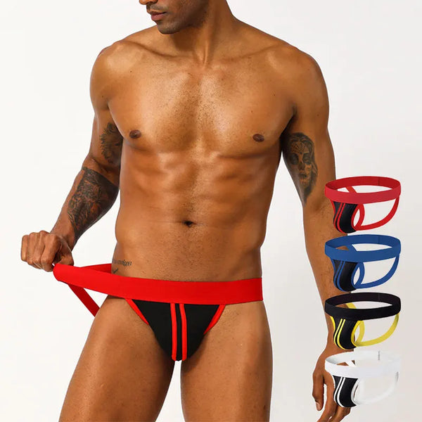 Breathable Cotton Low-Rise Jockstrap