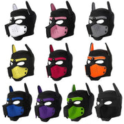 Latex Rubber Dog Mask with Collar image 16