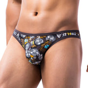 Printed Mesh Pouch Briefs image 10