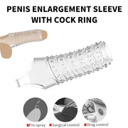 Silicone Stretcher Extender Sleeve Condom image 3