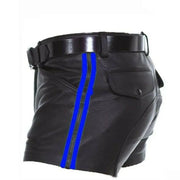 Men's Edgy PU Leather Shorts image 8