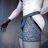 Men's Mesh Open Butt Boxer Shorts image 2