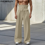 High-Waisted Casual Pants image 0