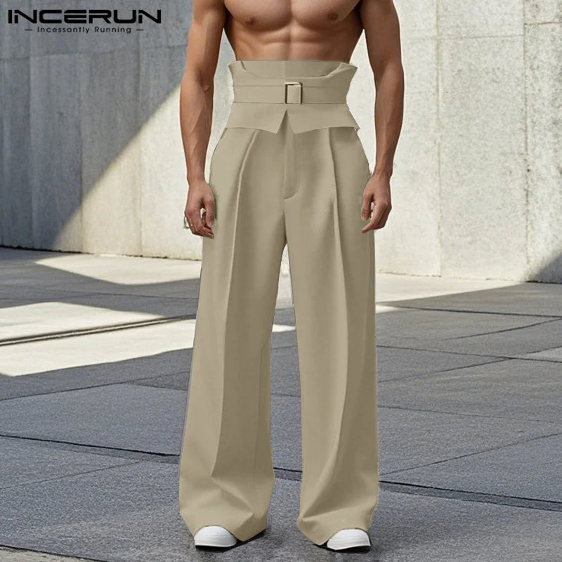 High-Waisted Casual Pants image 0
