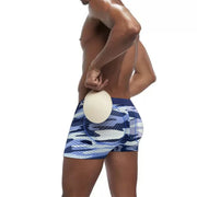 Camouflage Mesh Boxer Shorts with Cushion image 4