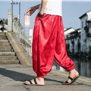 Silk Wide Leg Casual Trousers image 12