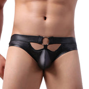 Bold Faux Leather Jockstrap image 4