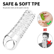 Silicone Stretcher Extender Sleeve Condom image 1