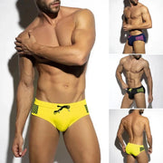 Men's Low-Rise Dot Print Swim Briefs image 1