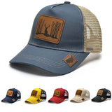 Genuine Leather Baseball Cap image 0