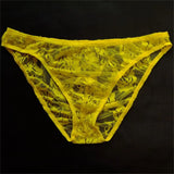 Men's Transparent Lace Briefs image 15