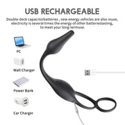 Vibrating Anal Massager with Penis Ring image 3