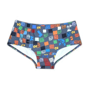 Vibrant Lozenge Print Swim Briefs image 4