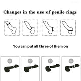 Silicone Cock Rings for Ejaculation Delay image 1