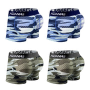 Camouflage Mesh Boxer Shorts with Cushion image 10