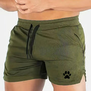 Expressive Paw Print Casual Shorts image 9