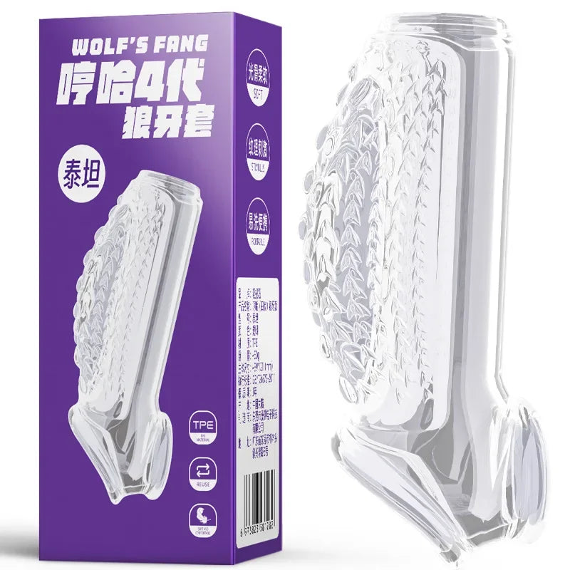 Silicone Sleeve Dick Erection Enlargement image 14
