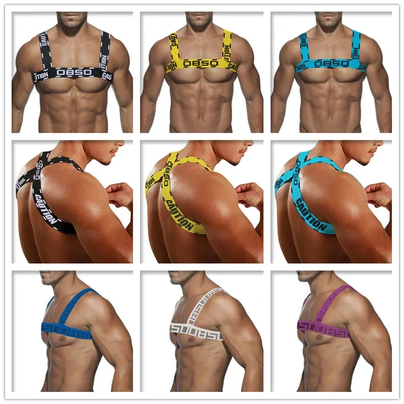 Mens Elastic Chest Harness image 1