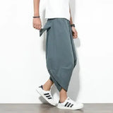 Japanese Cropped Linen Pants image 6
