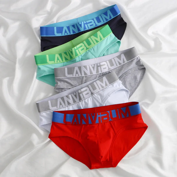 Colorful Ribbed Briefs