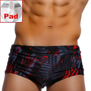 Vibrant Lozenge Print Swim Briefs image 21