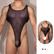 Elastic Shiny High Cut Bodysuit image 8