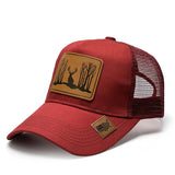 Genuine Leather Baseball Cap image 2