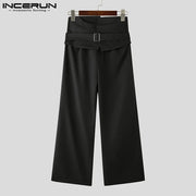 High-Waisted Casual Pants image 9