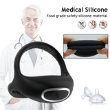 10-Mode Vibrating Silicone Penis Ring image 3