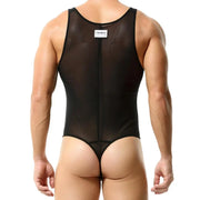 Mesh Shapewear Singlet for Men image 1