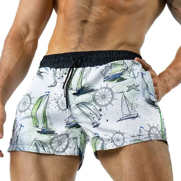 Quick-Dry Camo Sport Shorts
