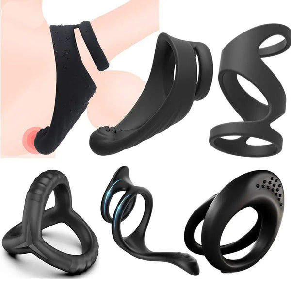 Silicone Cock Ring (7 Styles)