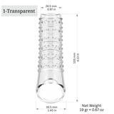 Silicone Glans Sleeve Delay Ring image 25