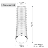 Silicone Glans Sleeve Delay Ring image 29