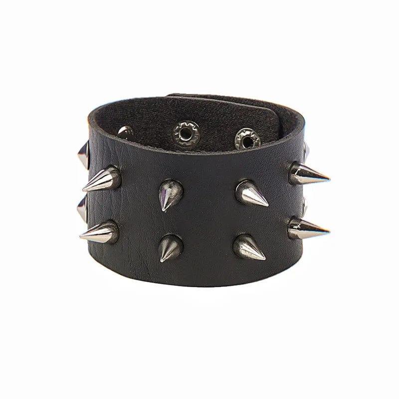 Black Goth Bracelets - Punk Boho Emo Style