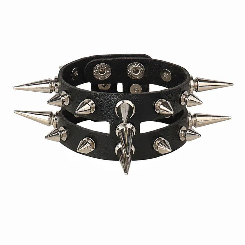 Black Goth Bracelets - Punk Boho Emo Style