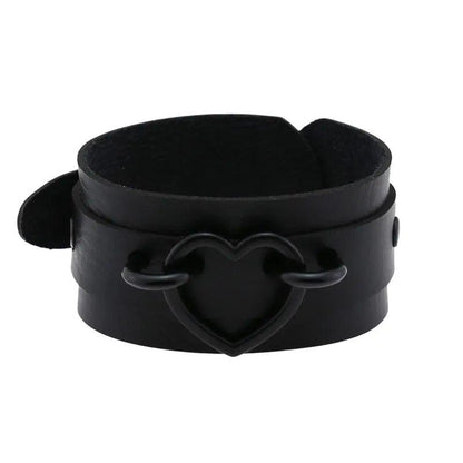 Black Goth Bracelets - Punk Boho Emo Style