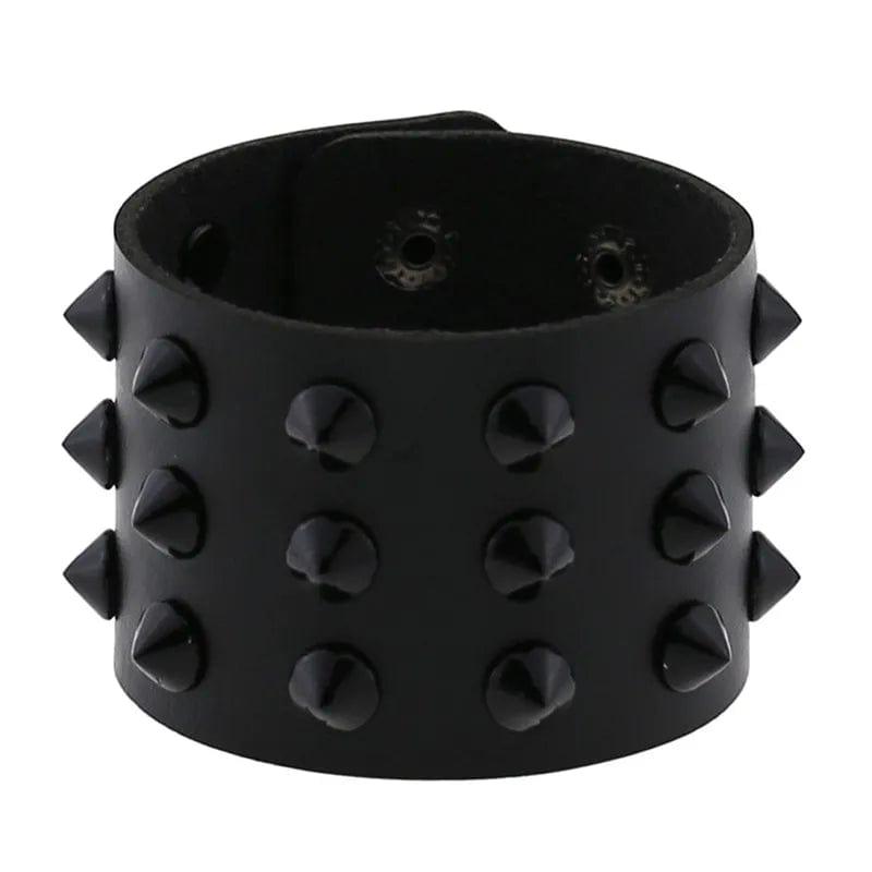 Black Goth Bracelets - Punk Boho Emo Style