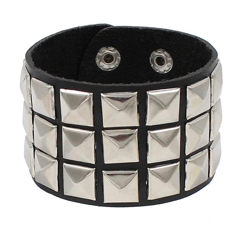 Black Goth Bracelets - Punk Boho Emo Style