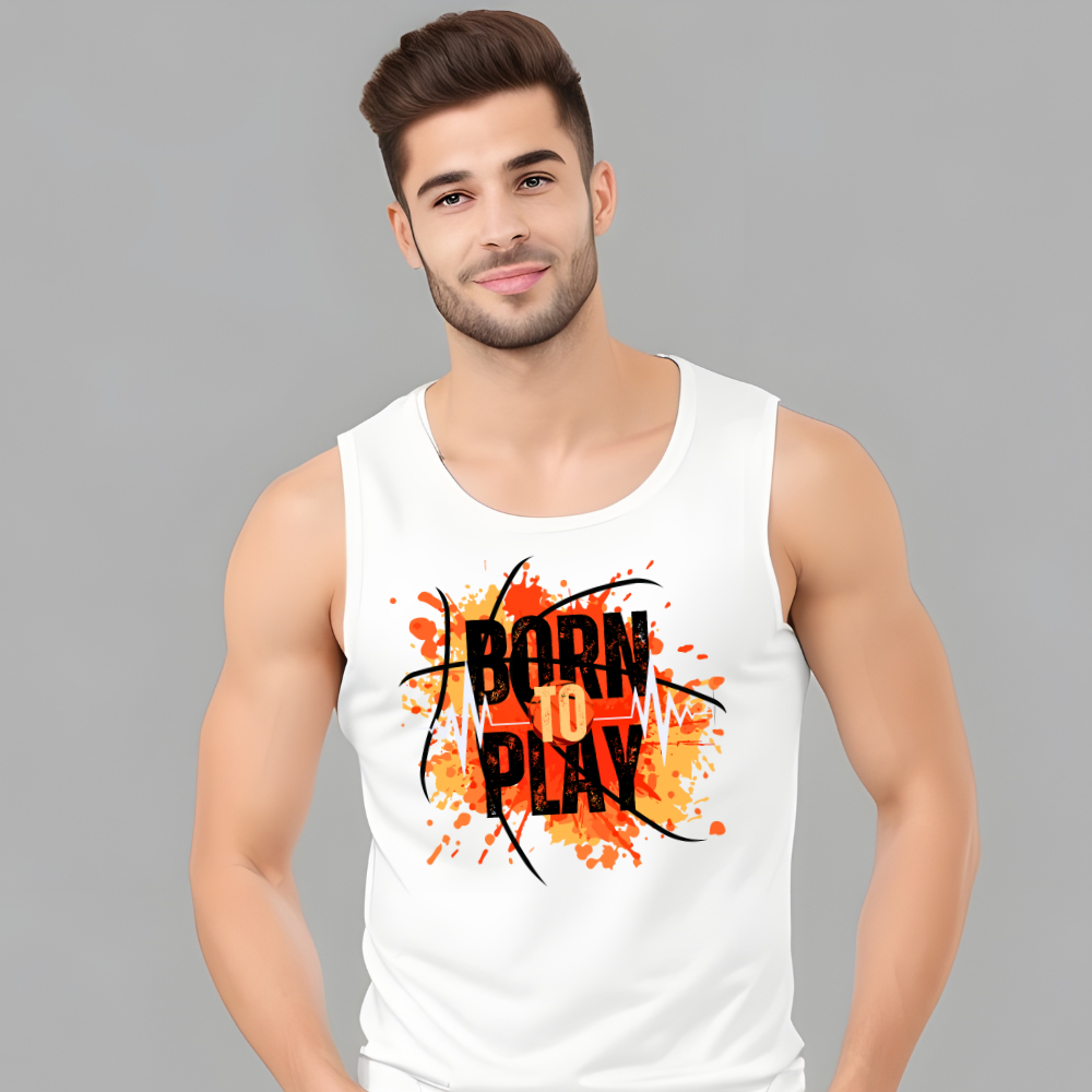 The Gay Fashion Palace Tank Top Born to Play Men's Tank Top