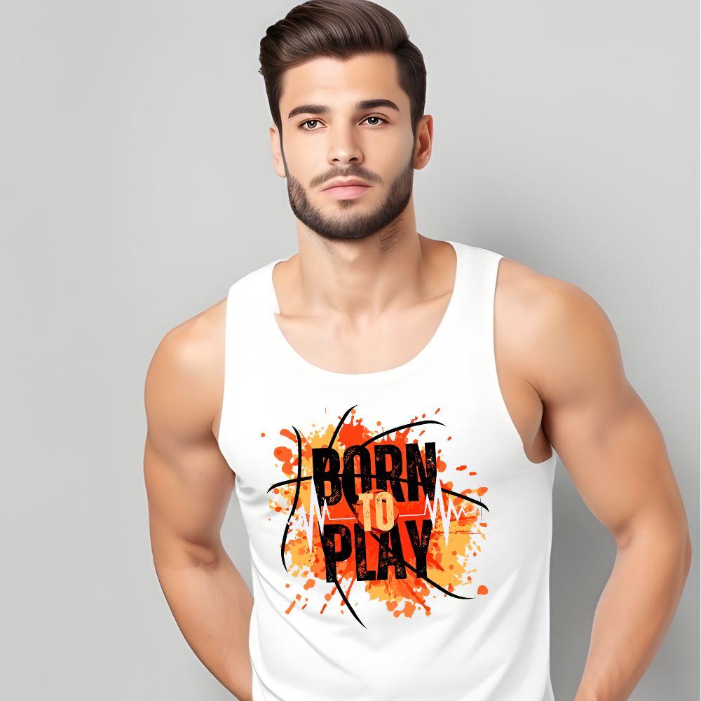 The Gay Fashion Palace Tank Top Born to Play Men's Tank Top