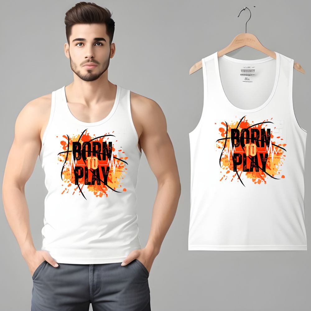 The Gay Fashion Palace Tank Top Born to Play Men's Tank Top