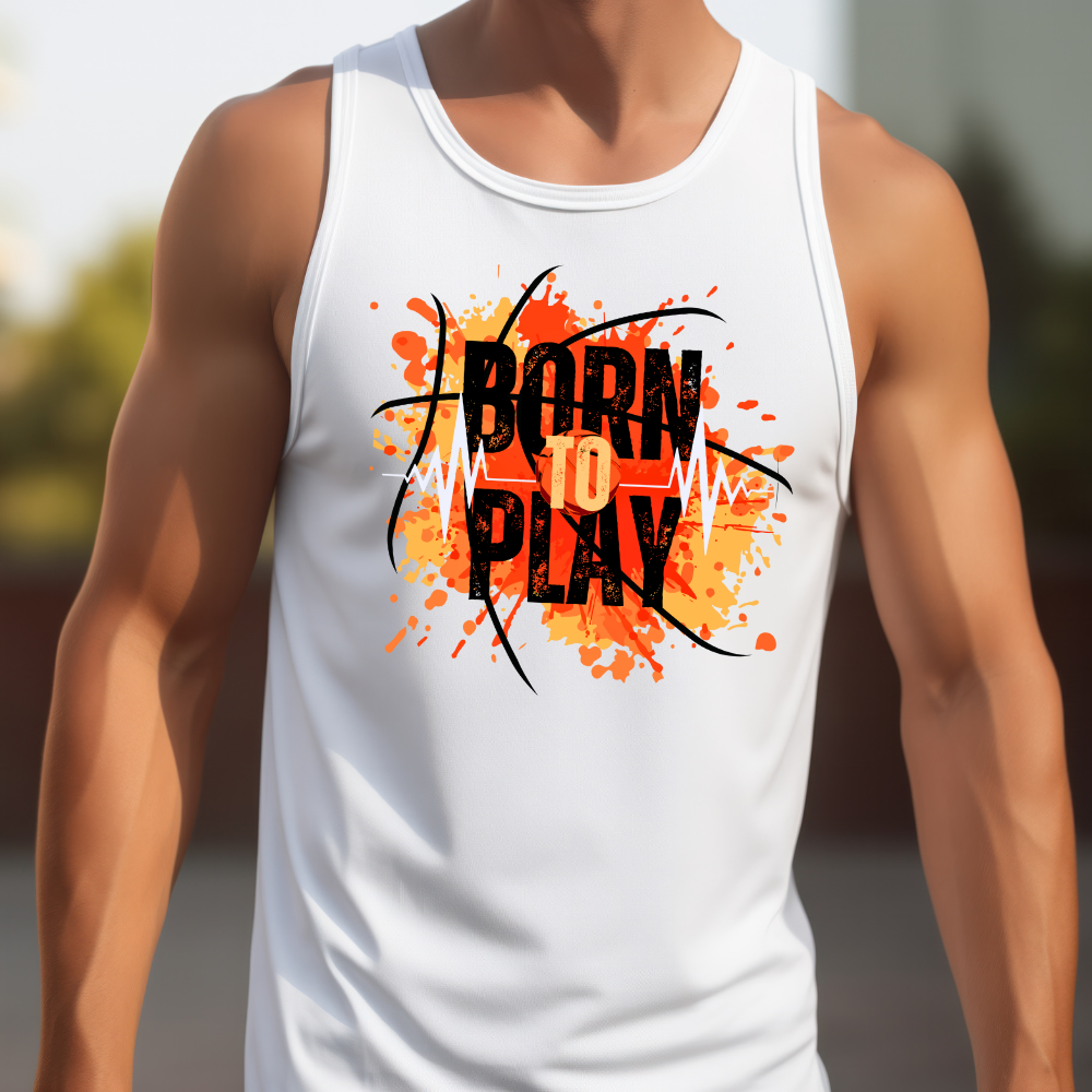 The Gay Fashion Palace Tank Top Born to Play Men's Tank Top