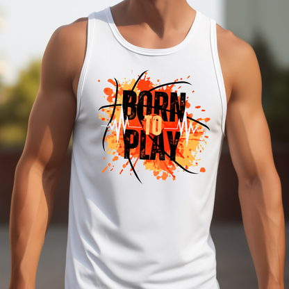 The Gay Fashion Palace Tank Top Born to Play Men's Tank Top