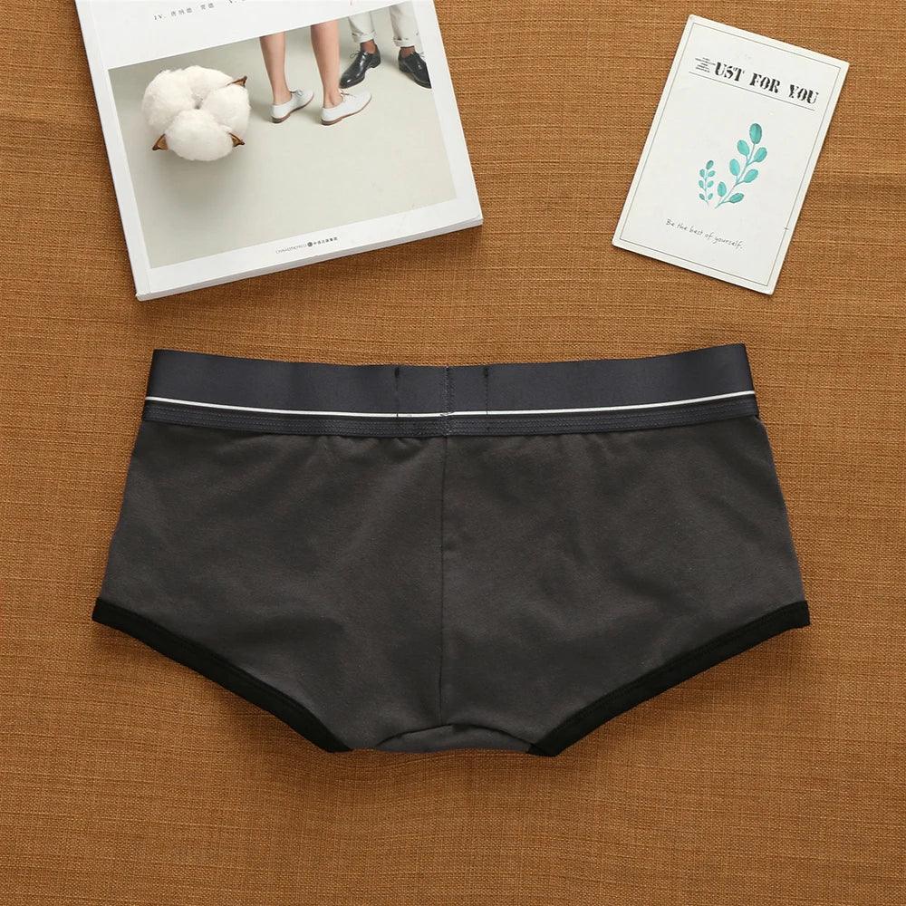 Men's Low Waist Cotton Briefs